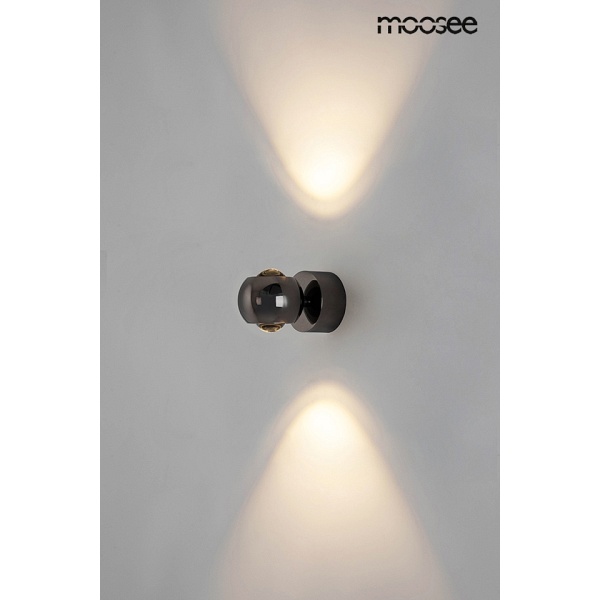 Lampa ścienna EOS czarny chrom - Moosee